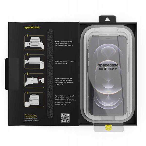 Spacecase Quickfit Glass Iphone 12/12 Pro zdjęcie 4