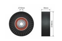 ROLKA NAPINACZA PASKA KLIMATYZACJI SUBARU LEGACY IV 2008 2009