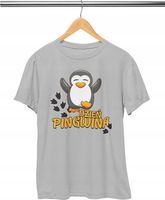 KOSZULKA DZIECIĘCA T-SHIRT - DZIEŃ PINGWINA PINGWIN - XXXS 86-92