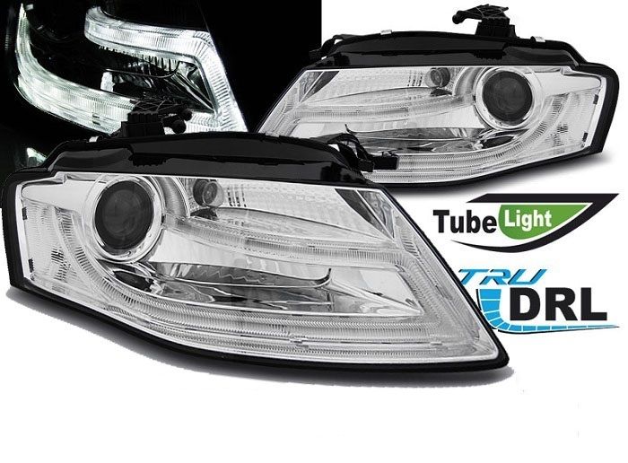 Lampy Reflektory LED AUDI A4 B8 08 -11 TRU DRL H7 zdjęcie 2