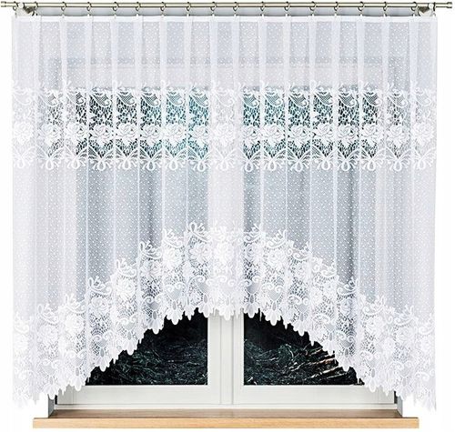 Firana żakardowa DEMETRIA 400x160cm (gotowa) z łukiem na Arena.pl