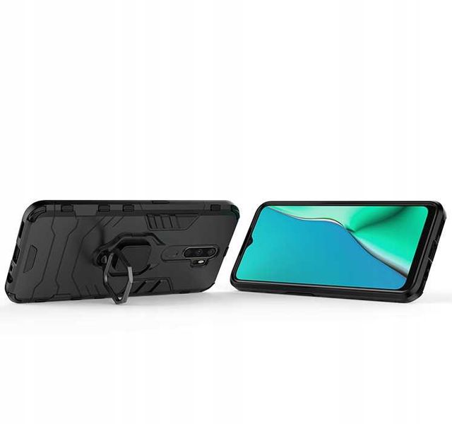 Spacecase X-Ring Oppo A5/A9 2020 Czarny zdjęcie 4