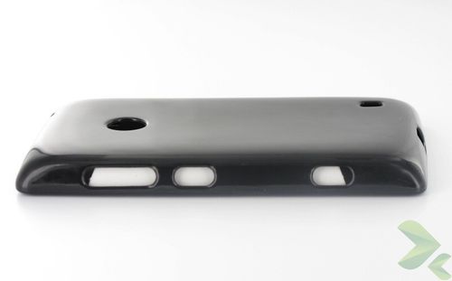 Geffy - Etui Nokia Lumia 520 TPU solid color black na Arena.pl