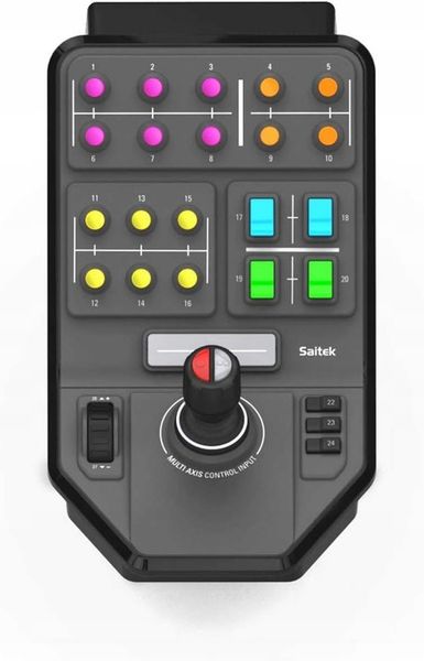 Logitech Gaming Saitek Farm Farming Sim Heavy Equipment Side Panel Joystick zdjęcie 6