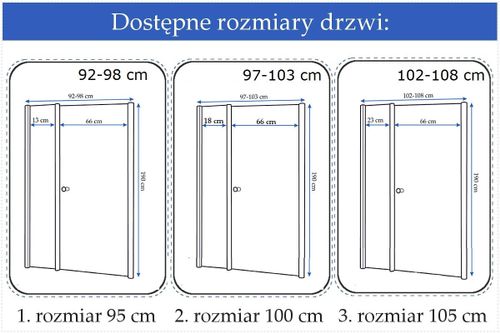 Drzwi Prysznicowe Multi Space 95 na Arena.pl