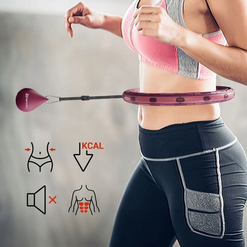 Hula hop z licznikiem obciążeniem odchudzające z wypustkami smart na Arena.pl