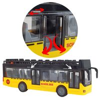 DLA DZIECI  AUTOBUS ZE ŚWIATŁAMI I OTWIERANYMI DRZWIAMI