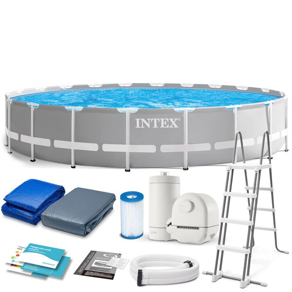 Basen ogrodowy stelażowy 610 x 132 cm 12w1 INTEX 26756 zdjęcie 1