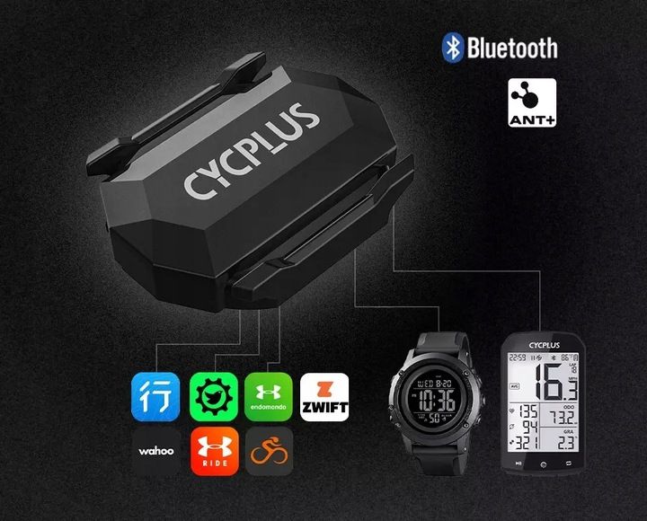 CYCPLUS czujnik kadencja prędkość Bluetooth ant+ do Polar Garmin zdjęcie 4