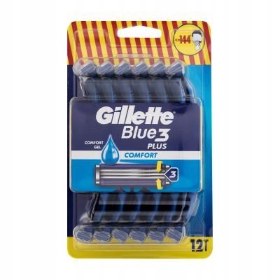 Gillette Blue3 Plus Comfort Maszynka do golenia dla mężczyzn, 12 sztuk na Arena.pl
