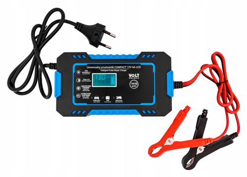 PROSTOWNIK ŁADOWARKA DO AKUMULATORA LCD 12V 6A na Arena.pl
