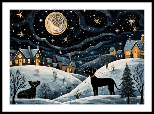 Plakat 59,4x42cm Nocny Psi Patrol na Arena.pl