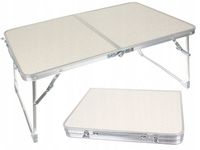 Stolik Stół Turystyczny Składany Niski Walizka POD NAMIOT KEMPINGOWY 63x36