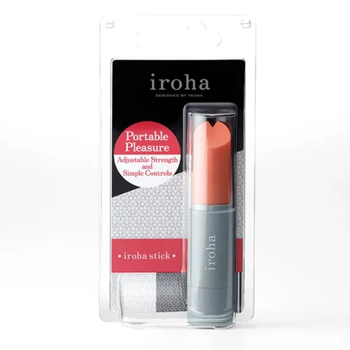 iroha by tenga stick grey pink - przenośny model z miękką końcowką na Arena.pl