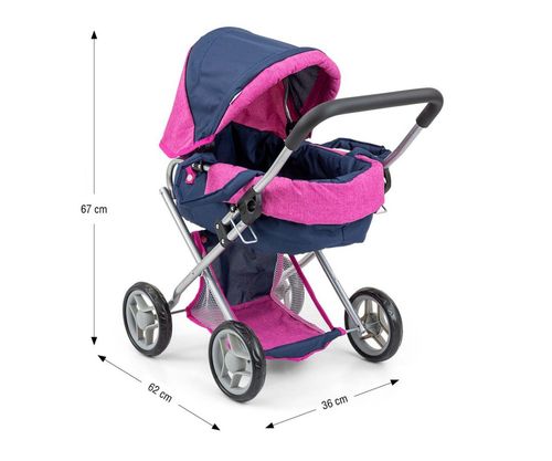 Wózek dla lalek Alice Prestige Navy na Arena.pl