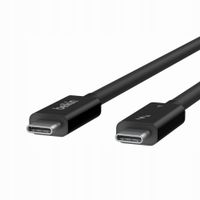 Kabel Przewód pasywny Belkin Thunderbolt 4 40Gbps 100W 1m Czarny