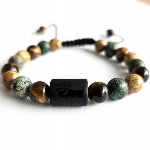 Bransoletka męska, znak zodiaku BARAN, REGULOWANA 17-24cm, Versatile na Arena.pl