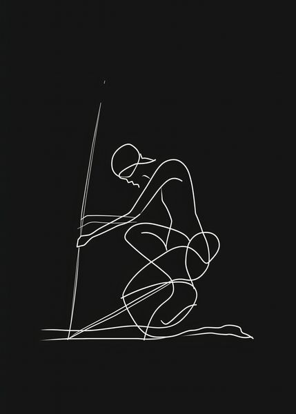 Plakat 50x70cm Linia zdjęcie 1