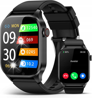 Zegarek sportowy Smartwatch Bluetooth Android iOS amoled IP67 2,04 cala