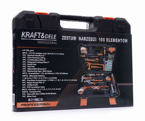 Zestaw narzędzi 100el.  KD10839 na Arena.pl