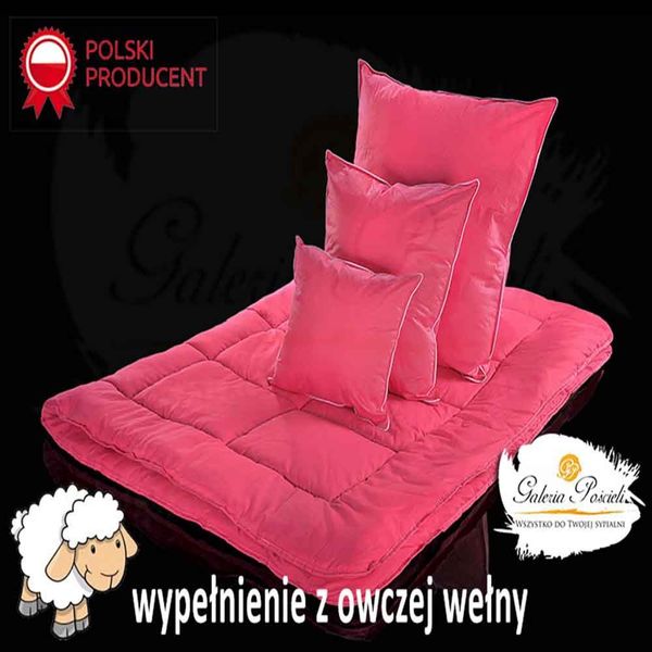 Kołdra Wełniana 140 x 200cm 100% Owcza Wełna zdjęcie 3