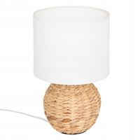 Lampa stołowa kula piaskowa 37cm Hiacynt stylowa dekoracyjna salonowa modna