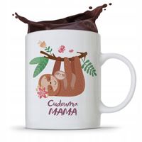 Kubek Prezent Urodzinowy Dla Cudownej Mamy Matki Z Nadrukiem Ze Zdjęciem