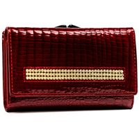 portfel damski ze skóry naturalnej zdobiony cyrkoniami - lorenti