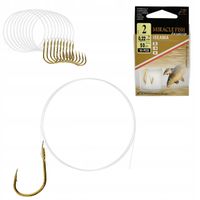 Haczyki WIĄZANE ISEAMA Przypony GOTOWE 10 SZT r 2