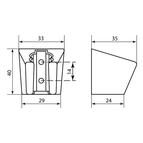 Uchwyt prysznicowy punktowy WEZER WQZ-017 na Arena.pl
