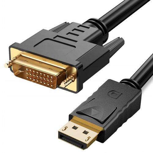 Kabel Przewód Adapter Konwerter DisplayPort DP do DVI 2 m 1080 full HD 2m na Arena.pl
