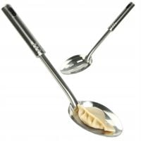 ŁYŻKA CEDZAKOWA KUCHENNA SITKO DO ODCEDZANIA SZUMÓWKA 30 CM STAL NIERDZEWNA