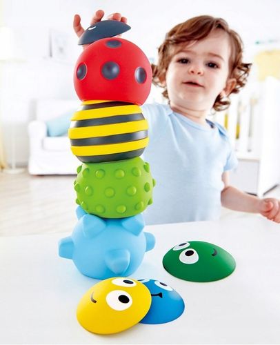 Gumowe piłki piłeczki sensoryczne owady A008 na Arena.pl