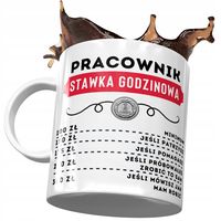 Dla Pracownika Kubek Na Urodziny Na Prezent Z Nadrukiem Ze Zdjęciem