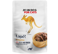 JOHN DOG Lapé KANGUR Monobiałkowa mokra karma przysmak kota saszetka 100g