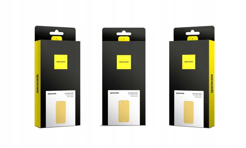 Spacecase Silicone Case Iphone X/Xs Yellow zdjęcie 11