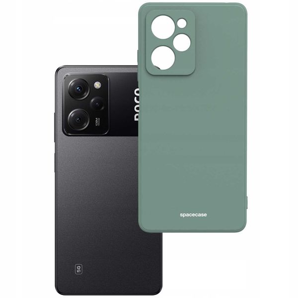 Spacecase Silicone Case Poco X5 Pro 5G Dark Green zdjęcie 2