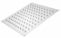 DESZCZOWNICA METALOWA KWADRATOWA SLIM 20 CM