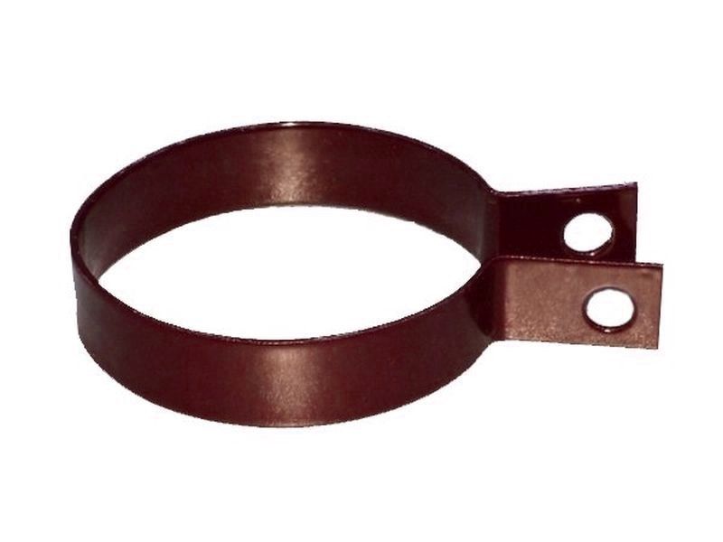 Obejmy montażowe na słupek fi 76 mm brązowe zdjęcie 1