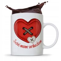 Kubek Prezent Na Walentynki Moim Serduszkiem Z Nadrukiem Ze Zdjęciem