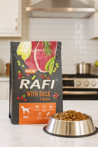 sucha karma dla psa rafi adult z kaczką 3 kg - 2 szt. na Arena.pl