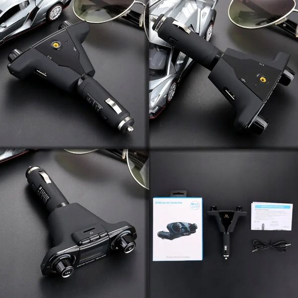 Transmiter FM Samochodowy Bluetooth 5.0 USB micro SD 8w1 AUX Ładowarka zdjęcie 5