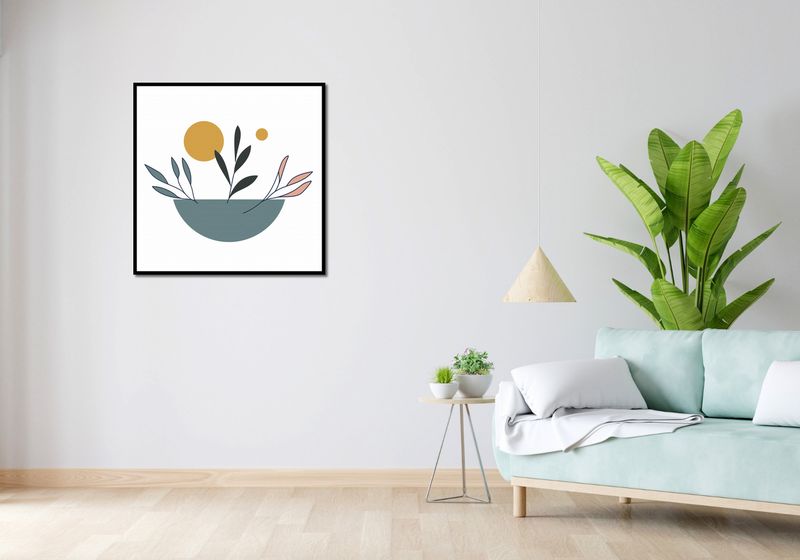 Plakat 80x80cm Miska Roślinności zdjęcie 4