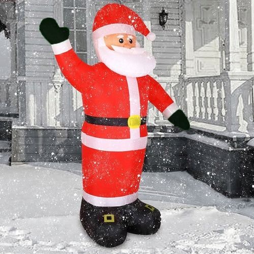 MIKOŁAJ DMUCHANY POMPOWANY ŚWIECĄCY OZDOBA 250cm na Arena.pl