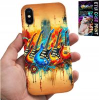 ETUI DO IPHONE X / XS - GITARA ELEKTRYCZNA, ROCK AND ROLL, METAL