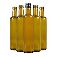 5x Butelka DORICA 500 ml oliwkowa na oliwę z zakrętkami