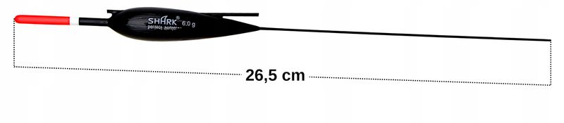Spławik STAŁY z BALSY SHARK Perfekt Hunter 6,0 g / 26,5 cm zdjęcie 2
