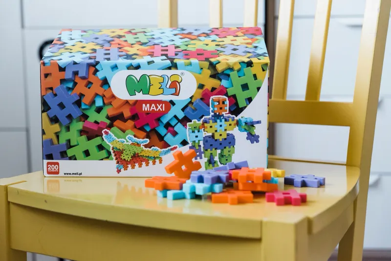 Klocki wafle Meli Maxi Edu 800 el. zdjęcie 15