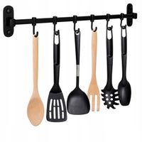 WIESZAK NA PRZYBORY KUCHENNE RELING UCHWYT HACZYKI ORGANIZER DO KUCHNI LOFT