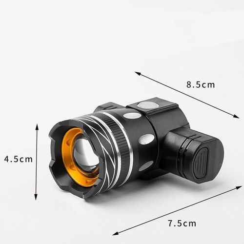 Lampa Rowerowa Przednia + Tylna na Kierownicę Akumulatorowa USB Latarka LED na Arena.pl
